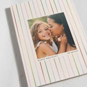 "gradient stripes" - Holiday Cards in Gumdrops by Ellen Schlegelmilch - Detail