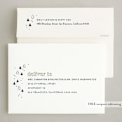 "Totally Wonderful" - Holiday Cards in Navy by Robert and Stella - FREE Recipient Addressing
