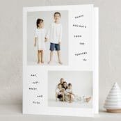 "free fallin" - Holiday Cards in Ink by Megan Davis - Folded Card