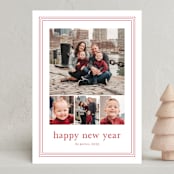 "Classy frame" - Holiday Cards in Poinsettia by Stacey Meacham - Front
