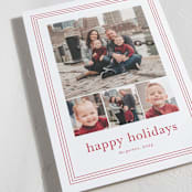 "Classy frame" - Holiday Cards in Poinsettia by Stacey Meacham - Detail