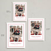 "Classy frame" - Holiday Cards in Poinsettia by Stacey Meacham - Formats Available