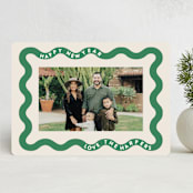 "ricrac" - Holiday Cards in Wreath by Lori Wemple - Front