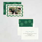 "ricrac" - Holiday Cards in Wreath by Lori Wemple - Assembled