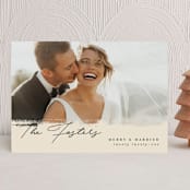 "Merry Marry" - Holiday Cards in Antique by Pixel and Hank - Front