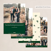 "jovial tissue collage" - Holiday Cards in Evergreen by Carrie Moradi - Back of Card Options