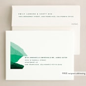 "jovial tissue collage" - Holiday Cards in Evergreen by Carrie Moradi - FREE Recipient Addressing