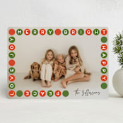 "Dots of joy" - Holiday Cards in Santa by Alexandra Dzh - Front