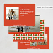 "Dots of joy" - Holiday Cards in Santa by Alexandra Dzh - Back of Card Options