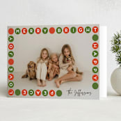 "Dots of joy" - Holiday Cards in Santa by Alexandra Dzh - Folded Card