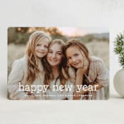 "Blakely" - Holiday Cards in Snow by Amy Kross - Front