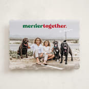 "Togetherness" - Holiday Cards in Christmas Tree by Carrie ONeal - Front