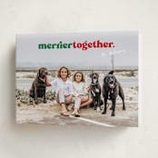 "Togetherness" - Holiday Cards in Christmas Tree by Carrie ONeal - Folded Card
