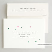 "More cheer" - Holiday Cards in Sage by Lori Wemple - FREE Recipient Addressing