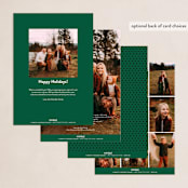"Feelin Yappy" - Holiday Cards in Forest by 2birdstone - Back of Card Options
