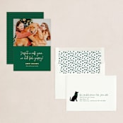 "Feelin Yappy" - Holiday Cards in Forest by 2birdstone - Assembled