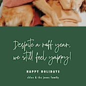 "Feelin Yappy" - Holiday Cards in Forest by 2birdstone - Detail