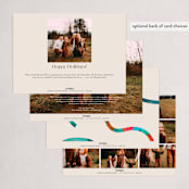 "Festive arch" - Holiday Cards in Pudding by Creo Study - Back of Card Options