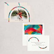 "Festive arch" - Holiday Cards in Pudding by Creo Study - Assembled