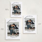 "Round and Round" - Holiday Cards in Snowflake by Jessica Williams - Formats Available