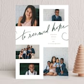 "Seasonal" - Holiday Cards in Fern by Creo Study - Front