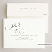 "Seasonal" - Holiday Cards in Fern by Creo Study - FREE Recipient Addressing