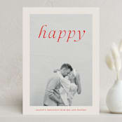 "Frankly" - Holiday Cards in Cardinal by Ani Somi - Front