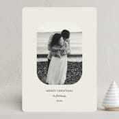 "vintage slide" - Holiday Cards in Ecru by Claire - Front
