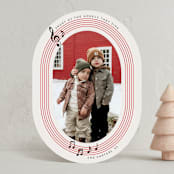 "Candy Cane Lane" - Holiday Cards in Candy Cane by Tamara Hilje - Front