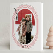 "Candy Cane Lane" - Holiday Cards in Candy Cane by Tamara Hilje - Folded Card