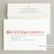 "Candy Cane Lane" - Holiday Cards in Candy Cane by Tamara Hilje - FREE Recipient Addressing