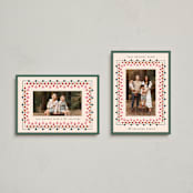 "Woodland Border" - Holiday Cards in Pine by Julie Murray - Photo Orientation Options