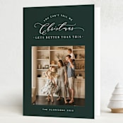 "Christmastime" - Holiday Cards in Tannenbaum by Design Lotus - Folded Card