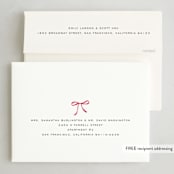 "Happy Days" - Holiday Cards in Candy Cane by Jennifer Postorino - FREE Recipient Addressing