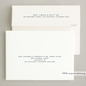 "Scripty Holiday Wishes" - Holiday Cards in Midnight Clear by Kristen Magee - FREE Recipient Addressing