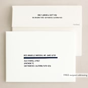 "Six Feet" - Holiday Cards in Midnight by Abby Munn - FREE Recipient Addressing