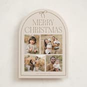 "frame bow" - Holiday Cards in Buttercream by Vivian Yiwing - Front