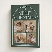 "frame bow" - Holiday Cards in Forest by Vivian Yiwing - Folded Card