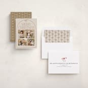 "frame bow" - Holiday Cards in Buttercream by Vivian Yiwing - Assembled