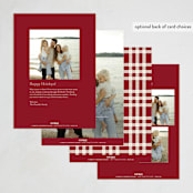 "Oh so bright" - Holiday Cards in Brick by Jessica Corliss - Back of Card Options