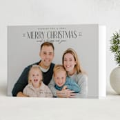 "Seasonal Chic" - Holiday Cards in Licorice by Jessica Williams - Folded Card