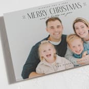 "Seasonal Chic" - Holiday Cards in Licorice by Jessica Williams - Detail