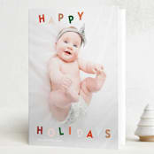 "Dancing holidays" - Holiday Cards in Candy by Yaling Hou Suzuki - Folded Card