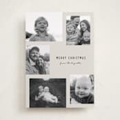 "Modern collage" - Holiday Cards in Fog by Brianne Larsen - Front