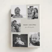 "Modern collage" - Holiday Cards in Fog by Brianne Larsen - Folded Card