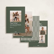 "Cumberland" - Holiday Cards in Balsam by Kristie Kern - Back of Card Options