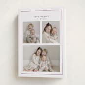 "three" - Holiday Cards in Candy Cane by Lori Wemple - Folded Card