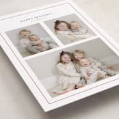 "three" - Holiday Cards in Candy Cane by Lori Wemple - Detail
