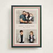 "Timeless Stripe" - Holiday Cards in Pine by Kate Ahn - Front