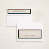 "Timeless Stripe" - Holiday Cards in Pine by Kate Ahn - FREE Recipient Addressing